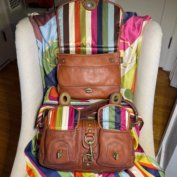 Coach Legacy Vachetta SET Mandy, Hippie, Kisslock Wallet, Wristlet, Care Card ++ - Picture 5 of 13